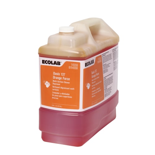 Ecolab® Oasis® 137 Orange Force, Muti-Surface Cleaner Degreaser, 2.5 Gallon, #00014559